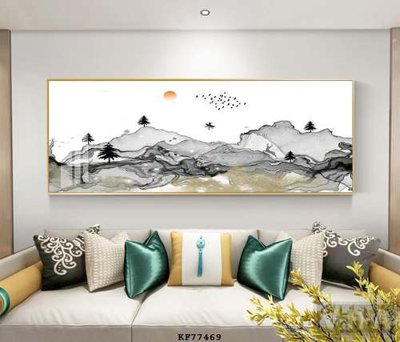 Ảnh gốc File tranh hiện đại pha lê gương KF77469 (nét căng) in mica