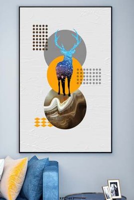 File tranh File tranh hiện đại pha lê gương KF77483 (gốc) chủ đề trừu tượng