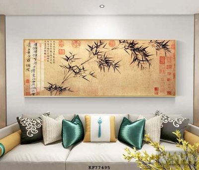 File tranh File tranh hiện đại pha lê gương KF77495 (bản gốc) in lụa 5D