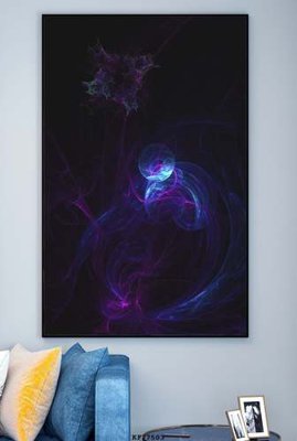 File tranh gốc PSD File tranh hiện đại pha lê gương KF77503 còn nguyên layer