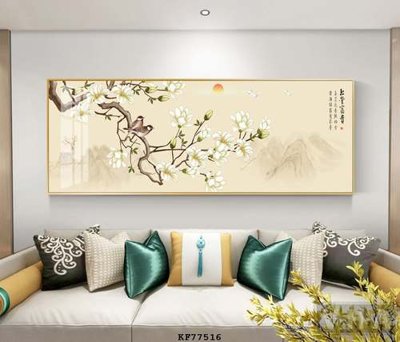 File tranh in trần File tranh hiện đại pha lê gương KF77516 (ảnh gốc siêu nét)