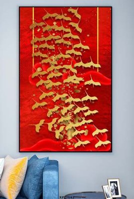 File gốc File tranh hiện đại pha lê gương KF77542 (phong cách) tối giản