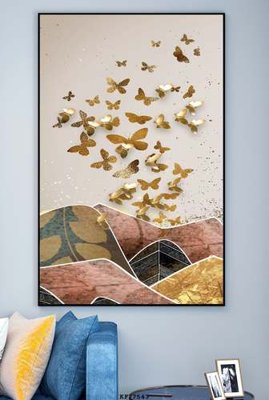 File tranh File tranh hiện đại pha lê gương KF77543 (gốc) chủ đề con người