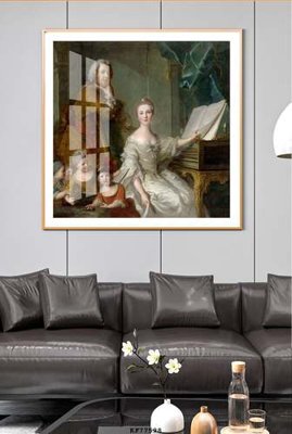 File gốc File tranh hiện đại pha lê gương KF77598 (cho in ấn) độc quyền