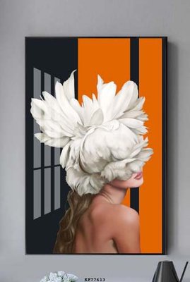 File in trần File tranh hiện đại pha lê gương KF77613 (bản gốc) bầu trời