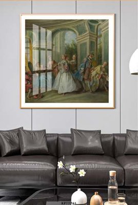 File ảnh File tranh hiện đại pha lê gương KF77721 (gốc) trang trí khách sạn