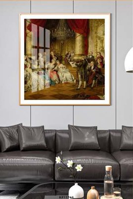 File tranh File tranh hiện đại pha lê gương KF77748 (ảnh gốc) in trần nhà