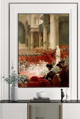 File in trần File tranh hiện đại pha lê gương KF77771 (file gốc) xuyên sáng