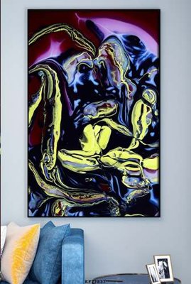 Download file File tranh hiện đại pha lê gương KF77837 (gốc) cho xưởng in