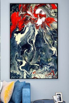 File gốc File tranh hiện đại pha lê gương KF77861 (chuẩn CMYK) cho nhà in