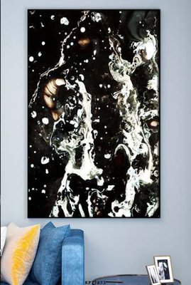 File tranh File tranh hiện đại pha lê gương KF77873 (bản gốc) in lụa 5D