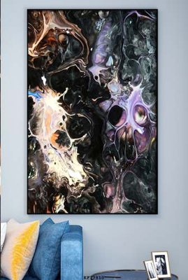 File PSD File tranh hiện đại pha lê gương KF77910 (bản gốc) độ phân giải cao