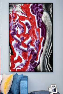 Tải file PSD File tranh hiện đại pha lê gương KF77977 (nguyên layer) để in