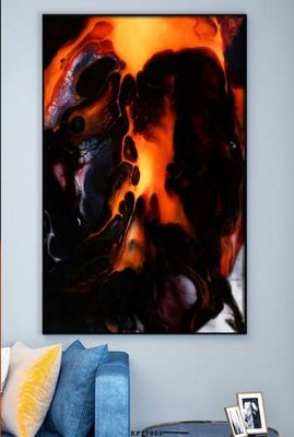 Download file File tranh hiện đại pha lê gương KF77989 (gốc) cho xưởng in