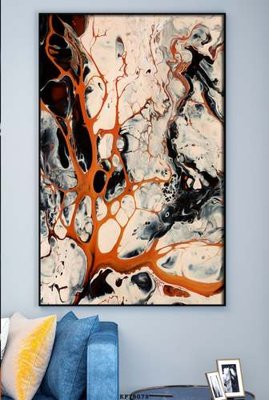 File tranh gốc File tranh hiện đại pha lê gương KF78078 chủ đề hiện đại