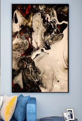 File tranh File tranh hiện đại pha lê gương KF78085 (gốc) in film