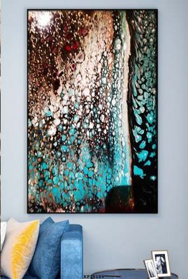 File gốc File tranh hiện đại pha lê gương KF78189 (vector) cho in ấn