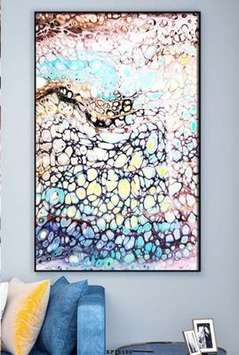 File PSD File tranh hiện đại pha lê gương KF78190 (bản gốc) đã tách nền