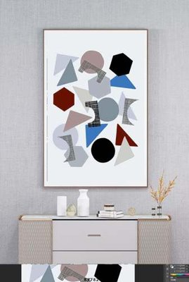 Tệp tin gốc File tranh hiện đại pha lê gương KF78271 (chất lượng cao) File tranh hiện đại pha lê gương KF78271