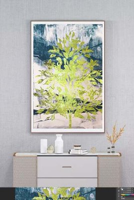 File in mica File tranh hiện đại pha lê gương KF78276 (bản gốc) sắc sảo