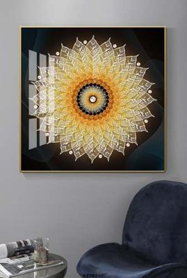 Ảnh gốc File tranh hiện đại pha lê gương KF78297 (siêu chi tiết) để in ấn