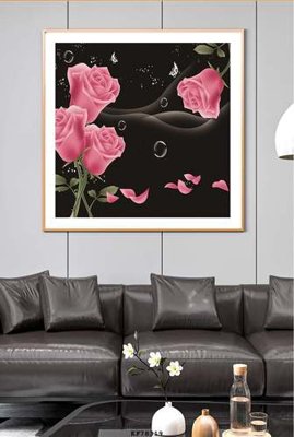 File in ấn chuyên nghiệp File tranh hiện đại pha lê gương KF78319 (file gốc)