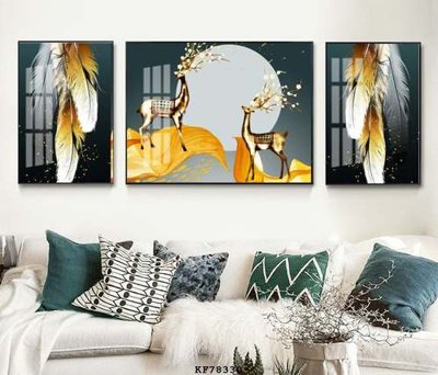 File gốc File tranh hiện đại pha lê gương KF78330 (cho in ấn) độc quyền