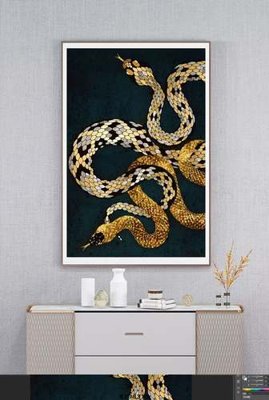 File gốc File tranh hiện đại pha lê gương KF78370 (PSD/TIFF) độ phân giải cao