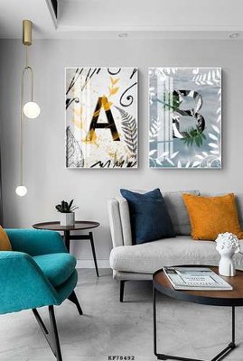 File gốc File tranh hiện đại pha lê gương KF78492 (PNG) nền trong suốt