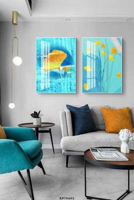 File gốc File tranh hiện đại pha lê gương KF78493 (phong cách) tối giản