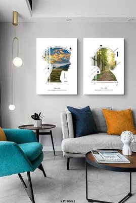 File tranh gốc in trần nhà File tranh hiện đại pha lê gương KF78551 3D