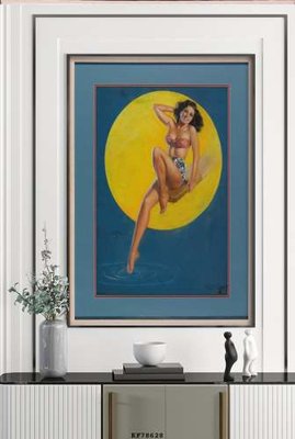 File PSD File tranh hiện đại pha lê gương KF78628 (gốc) tách lớp chi tiết