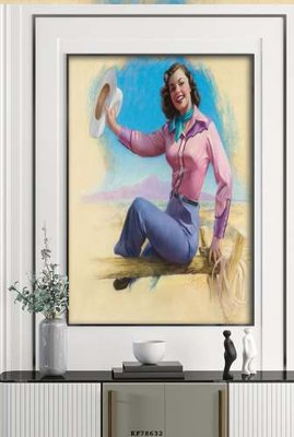 File tranh File tranh hiện đại pha lê gương KF78632 (gốc) chủ đề con người