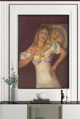 File tranh File tranh hiện đại pha lê gương KF78651 (bản gốc) treo tường