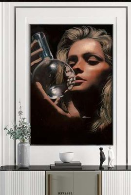 File gốc File tranh hiện đại pha lê gương KF78681 (in mica) làm quà tặng