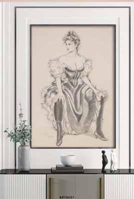 Download file gốc File tranh hiện đại pha lê gương KF78687 (in mica) trong suốt