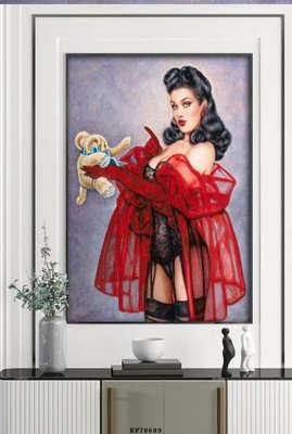 File tranh File tranh hiện đại pha lê gương KF78689 (ảnh gốc) in trần 3D