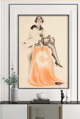 File PSD File tranh hiện đại pha lê gương KF78740 (gốc) cho designer