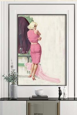 File gốc File tranh hiện đại pha lê gương KF78822 (chuẩn màu) cho in offset