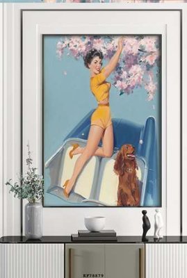 File in ấn File tranh hiện đại pha lê gương KF78879 (bản gốc) chất lượng cao