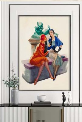 File tranh File tranh hiện đại pha lê gương KF79018 (bản gốc) treo tường