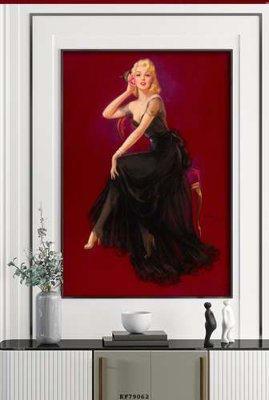 File gốc File tranh hiện đại pha lê gương KF79062 (chuẩn màu) cho in offset