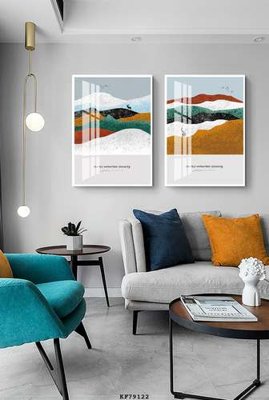 File gốc File tranh hiện đại pha lê gương KF79122 (chuẩn màu) cho in offset