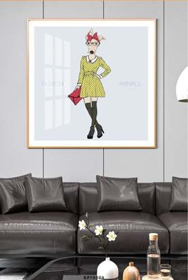 File PSD File tranh hiện đại pha lê gương KF79179 (nguyên gốc) chất lượng cao