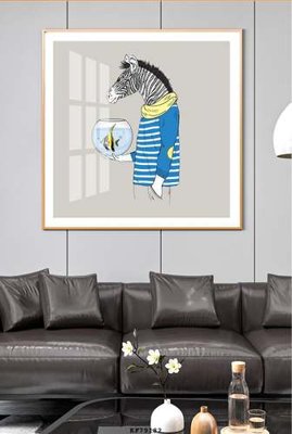 File in mica File tranh hiện đại pha lê gương KF79182 (bản gốc) siêu trong