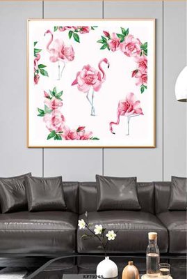 File tranh File tranh hiện đại pha lê gương KF79205 (gốc) chủ đề con người