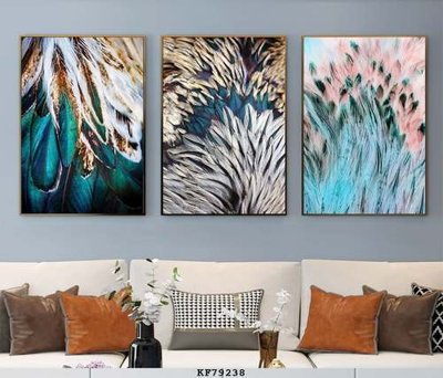 File gốc in ấn File tranh hiện đại pha lê gương KF79238 chuẩn màu CMYK