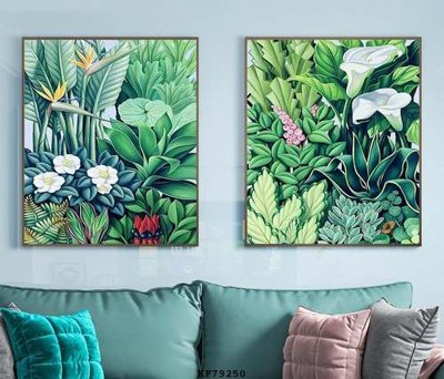 File gốc File tranh hiện đại pha lê gương KF79250 (in tráng gương) hiện đại