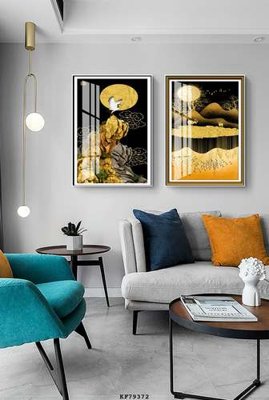 File gốc File tranh hiện đại pha lê gương KF79372 (in mica) trang trí