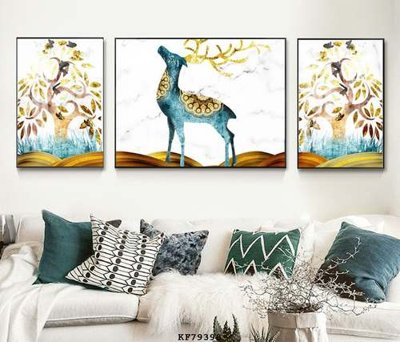 File ảnh File tranh hiện đại pha lê gương KF79398 (gốc) in poster